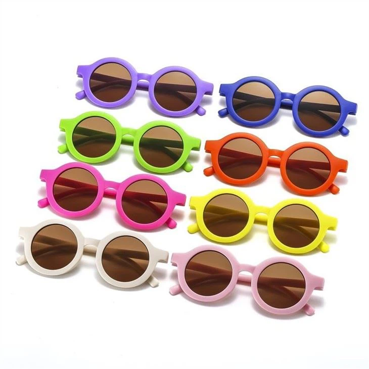 Kids Round Sunglasses Girls Boys